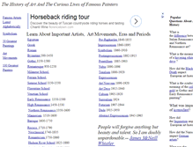 Tablet Screenshot of historyofpainters.com